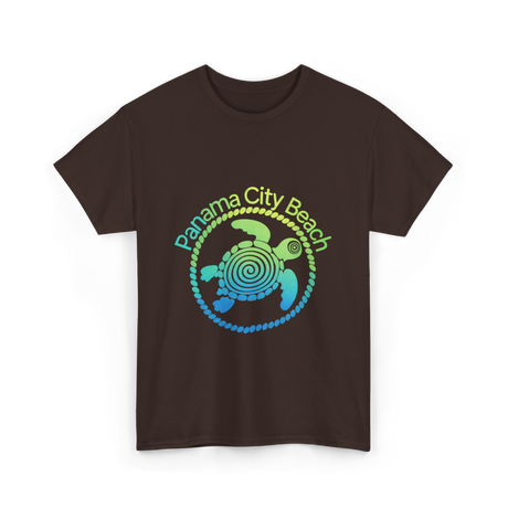 Panama City Beach Turtle Ocean T-Shirt - Dark Chocolate