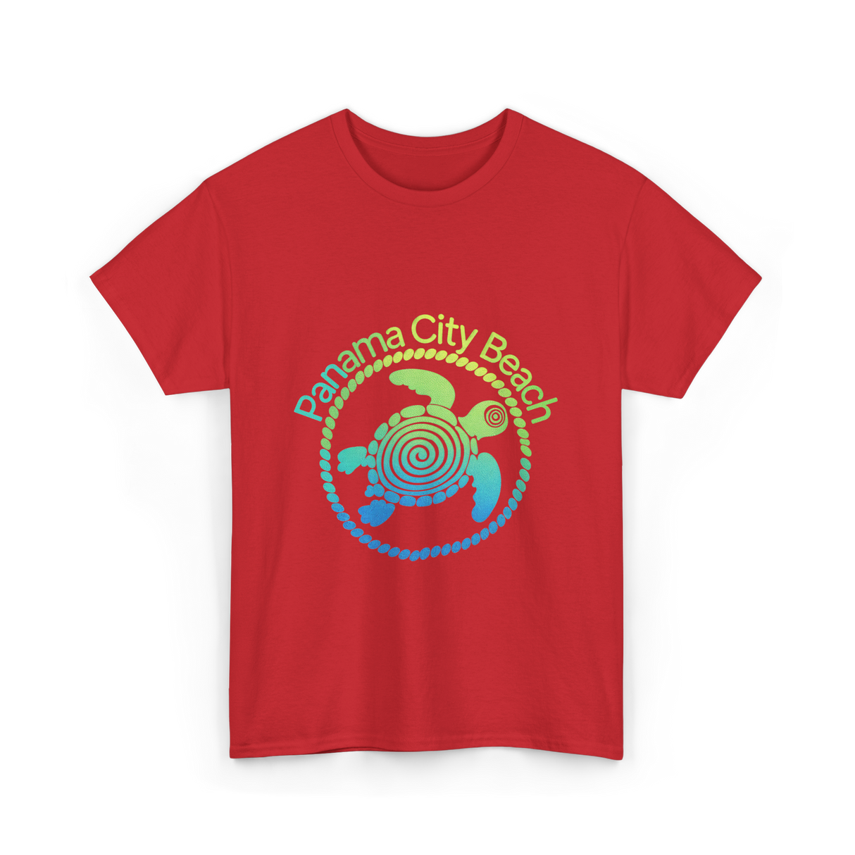 Panama City Beach Turtle Ocean T-Shirt - Red