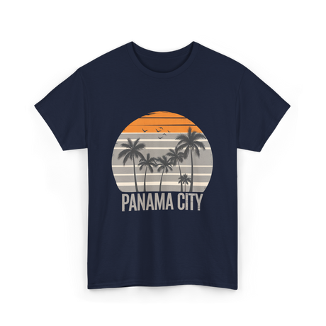 Panama City Beach Vacation T-Shirt - Navy