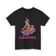 Panama Cultural Dancing Panama T-Shirt - Black