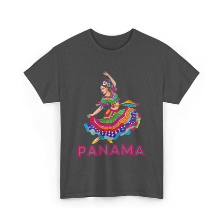 Panama Cultural Dancing Panama T-Shirt - Dark Heather