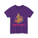 Panama Cultural Pride Panama T-Shirt - Purple