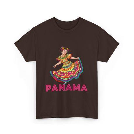 Panama Cultural Pride Panama T-Shirt - Dark Chocolate