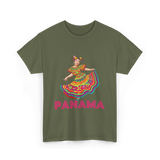 Panama Cultural Pride Panama T-Shirt - Military Green