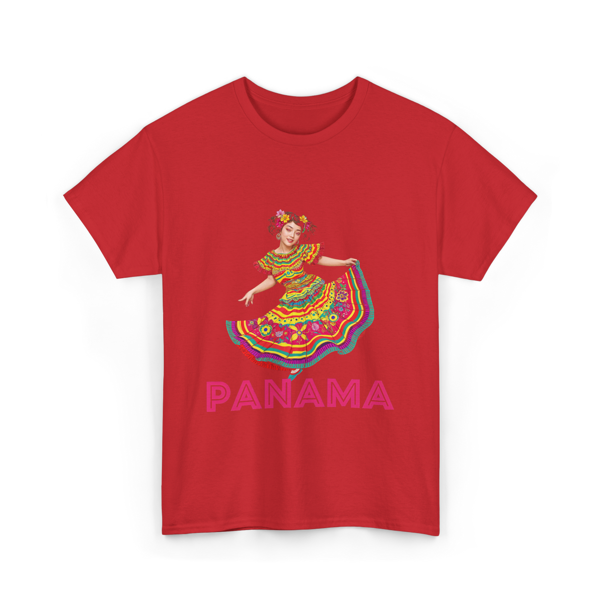 Panama Cultural Pride Panama T-Shirt - Red