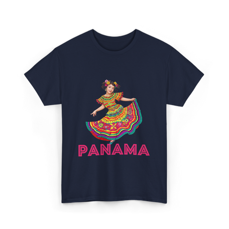 Panama Cultural Pride Panama T-Shirt - Navy