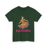 Panama Cultural Pride Panama T-Shirt - Forest Green