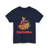 Panama Dance Colorful Culture T-Shirt - Navy