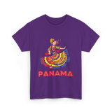 Panama Dance Colorful Culture T-Shirt - Purple