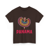 Panama Dance Culture Heritage T-Shirt - Dark Chocolate