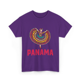 Panama Dance Culture Heritage T-Shirt - Purple