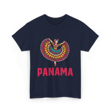 Panama Dance Culture Heritage T-Shirt - Navy
