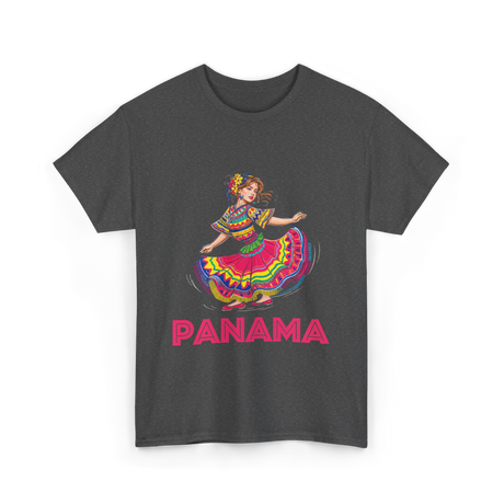 Panama Dance Girl Culture Panama T-Shirt - Dark Heather