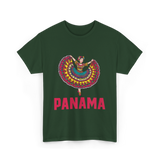 Panama Dancer Culture T-Shirt - Forest Green