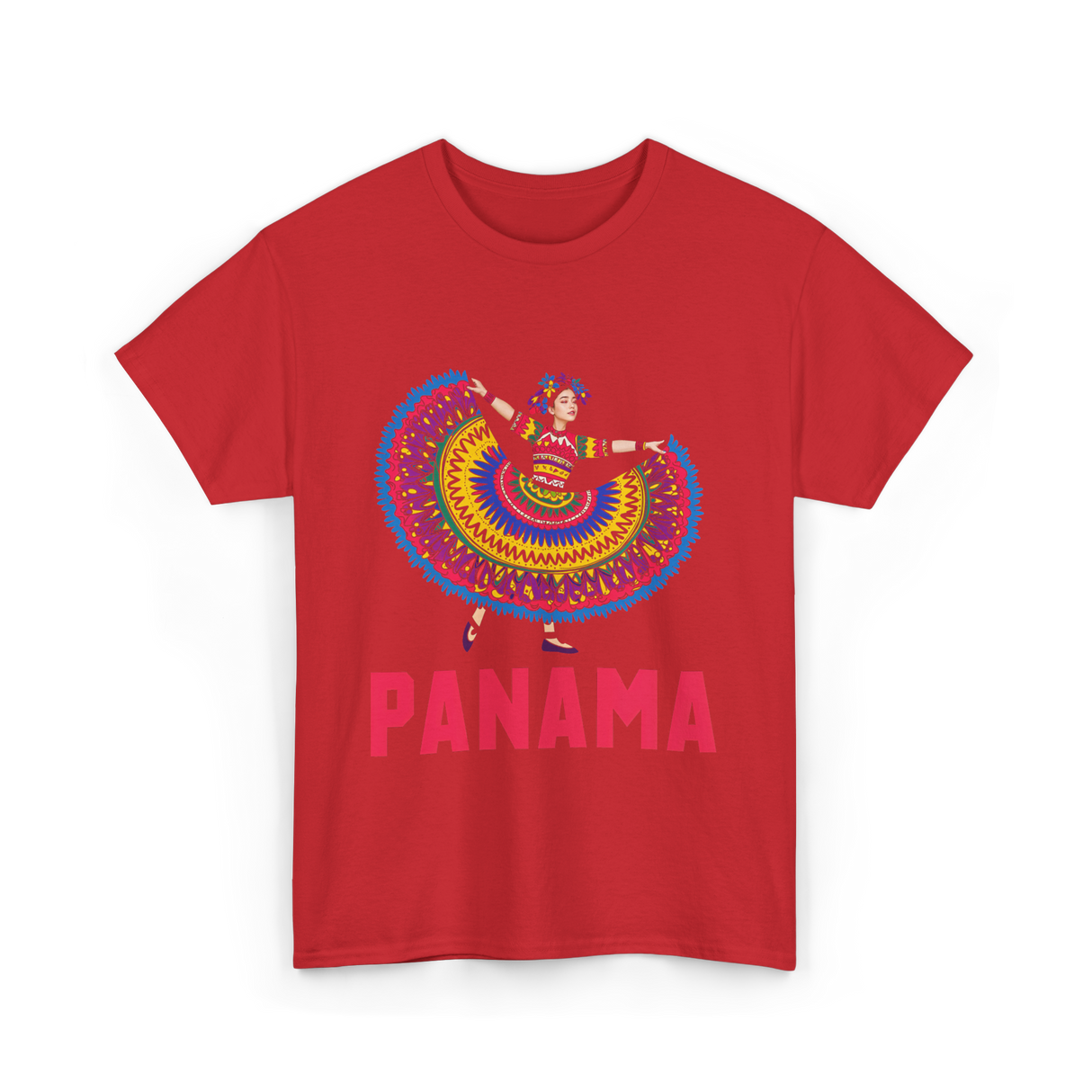 Panama Dancing Culture Panama T-Shirt - Red