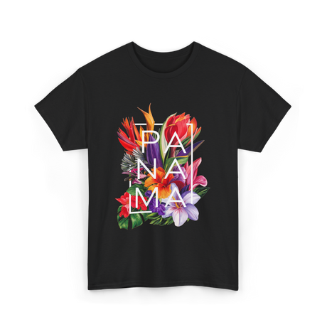 Panama Flowers Panamanian Pride T-Shirt - Black