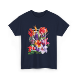 Panama Flowers Panamanian Pride T-Shirt - Navy