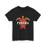 Panama Turtle Tribal Wildlife T-Shirt - Black