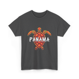 Panama Turtle Tribal Wildlife T-Shirt - Dark Heather