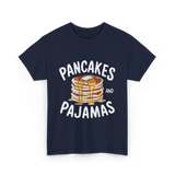 Pancakes and Pajamas Breakfast T-Shirt - Navy