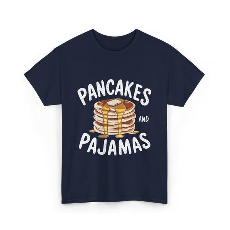 Pancakes and Pajamas Breakfast T-Shirt - Navy