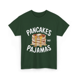 Pancakes and Pajamas Breakfast T-Shirt - Forest Green