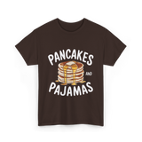 Pancakes and Pajamas Breakfast T-Shirt - Dark Chocolate