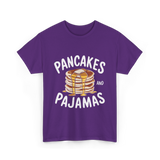 Pancakes and Pajamas Breakfast T-Shirt - Purple