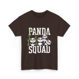 Panda Squad Panda Bears T-Shirt - Dark Chocolate