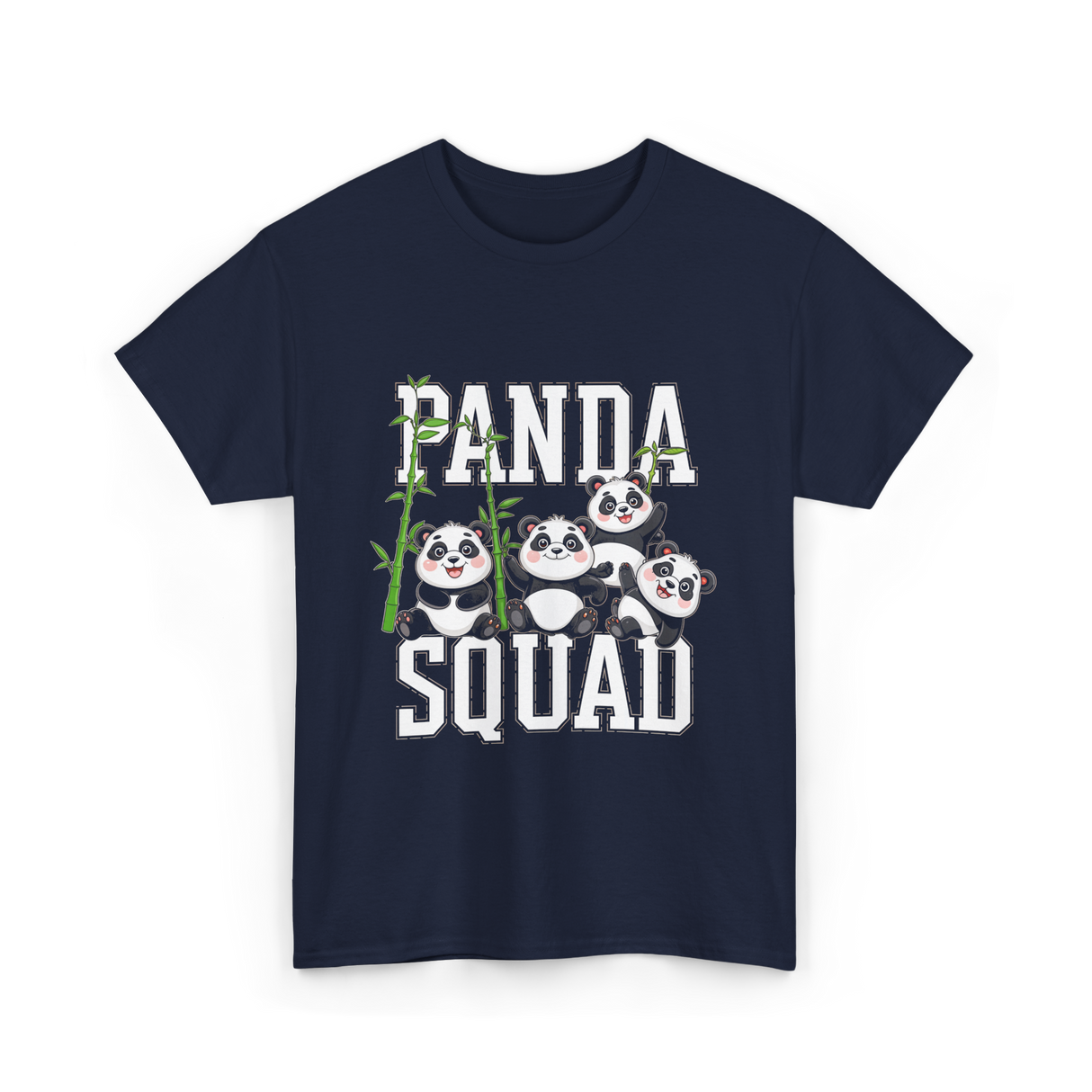 Panda Squad Panda Bears T-Shirt - Navy