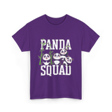 Panda Squad Panda Bears T-Shirt - Purple