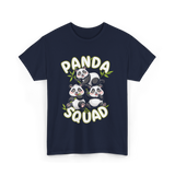 Panda Squad Panda Family T-Shirt - Navy