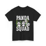 Panda Squad Panda Friends T-Shirt - Black