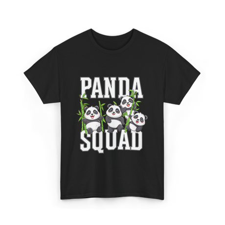 Panda Squad Panda Friends T-Shirt - Black