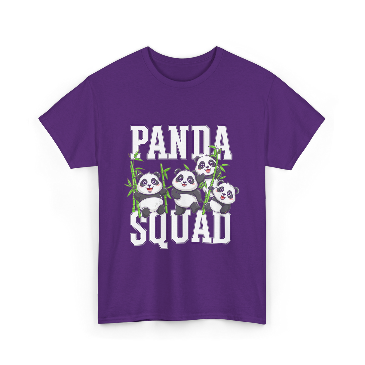 Panda Squad Panda Friends T-Shirt - Purple