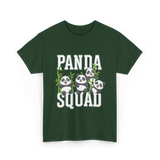 Panda Squad Panda Friends T-Shirt - Forest Green