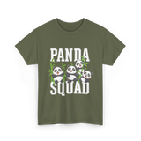 Panda Squad Panda Friends T-Shirt - Military Green