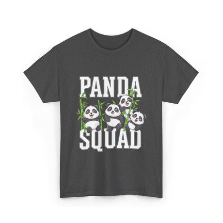 Panda Squad Panda Friends T-Shirt - Dark Heather