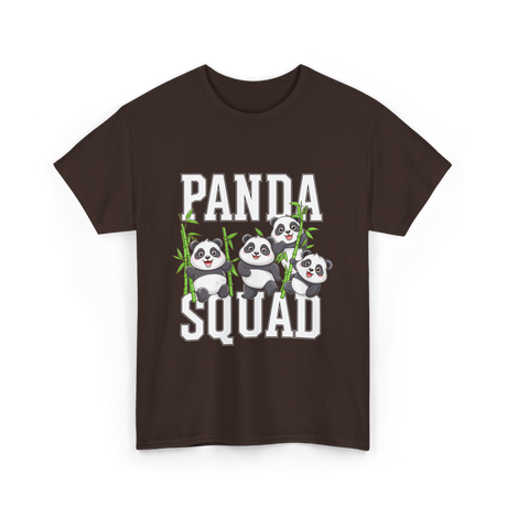 Panda Squad Panda Friends T-Shirt - Dark Chocolate