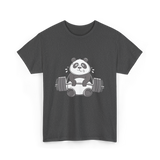 Panda Weightlifting Fitness Panda T-Shirt - Dark Heather