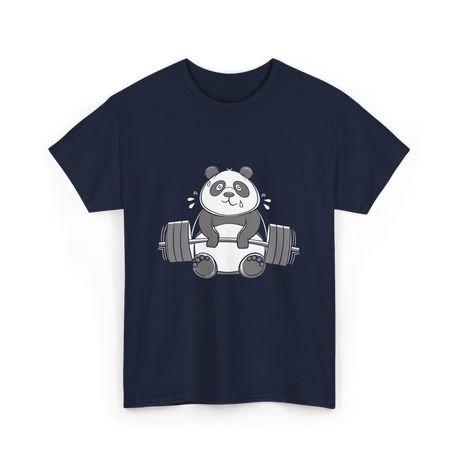 Panda Weightlifting Fitness Panda T-Shirt - Navy