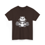 Panda Weightlifting Fitness Panda T-Shirt - Dark Chocolate