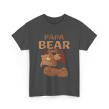 Papa Bear Animal Dad T-Shirt - Dark Heather