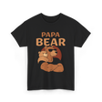 Papa Bear Bears Dad T-Shirt - Black