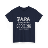 Papa Is My Name Spoiling T-Shirt - Navy