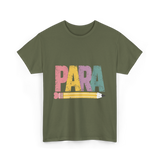 PARA Pencil Teaching Appreciation T-Shirt - Military Green