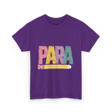 PARA Pencil Teaching Appreciation T-Shirt - Purple