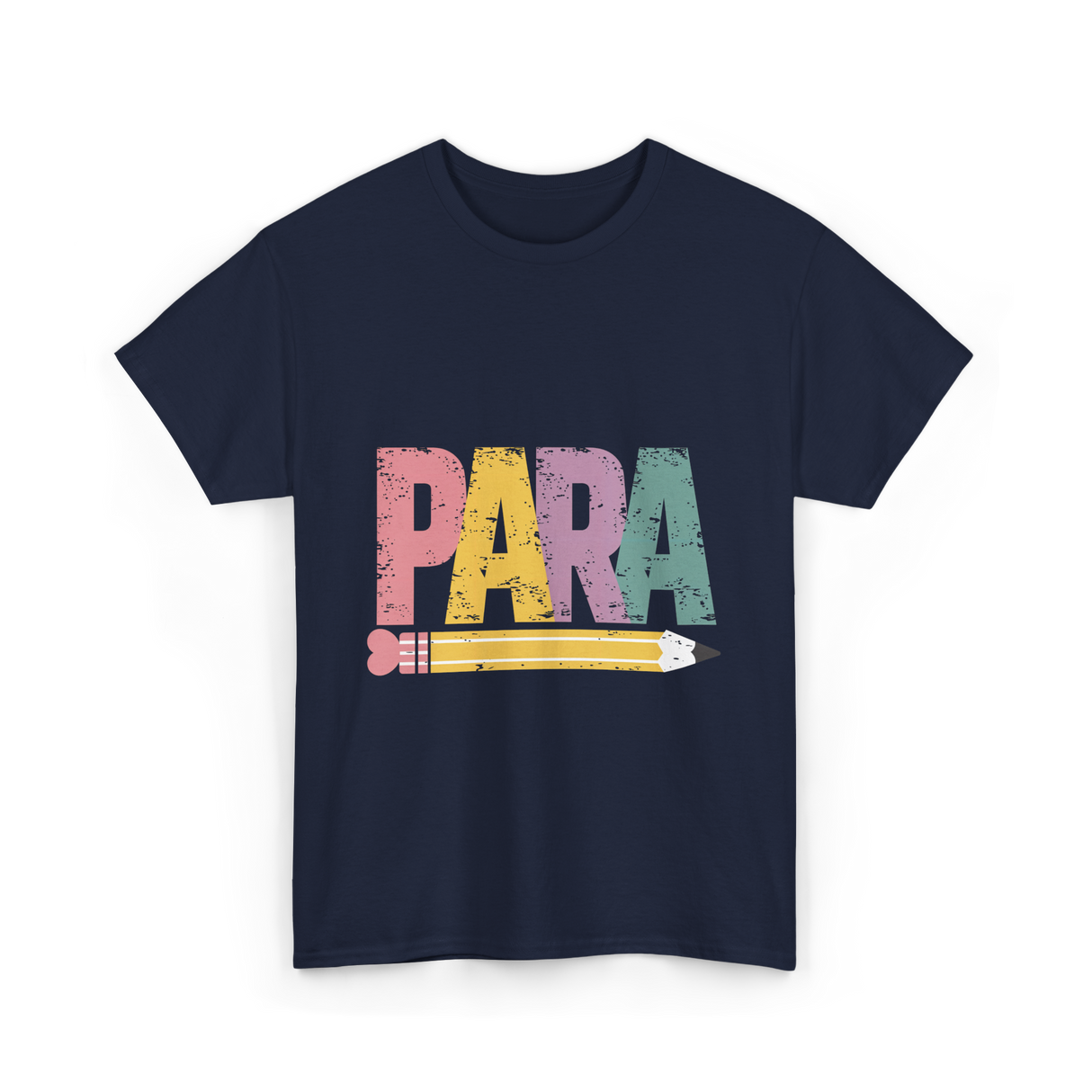 PARA Pencil Teaching Appreciation T-Shirt - Navy