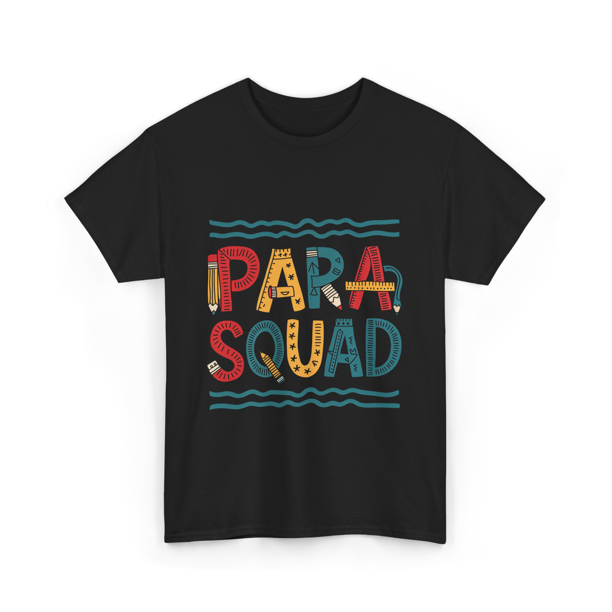 PARA Squad PARA Teacher T-Shirt - Black