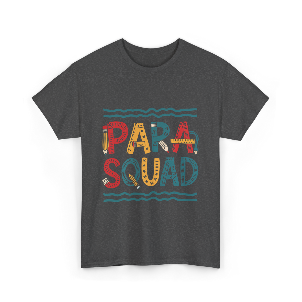 PARA Squad PARA Teacher T-Shirt - Dark Heather